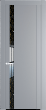 Межкомнатная дверь Profil Doors 1.2 P Лоран узор золото Смоки (RAL 870-02)