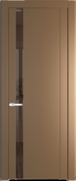 Межкомнатная дверь Profil Doors 1.2 P Зеркало Bronza Перламутр золото