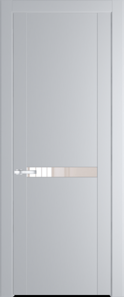 Межкомнатная дверь Profil Doors 1.4 P Перламутровый лак Лайт Грей (RAL 870-01)