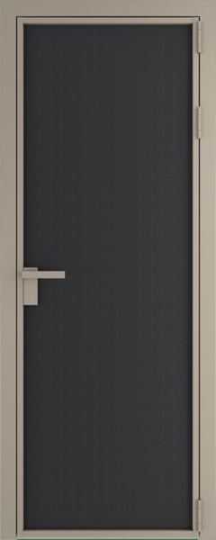 Алюминиевая дверь Profil Doors Orange 1 AP.O Блэк элегант Никель матовый