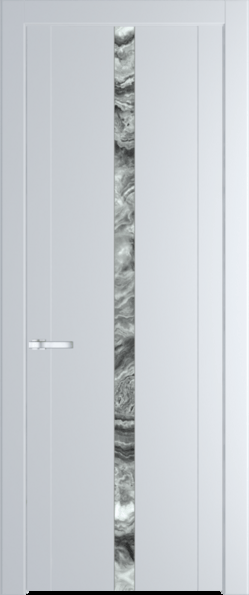 Межкомнатная дверь Profil Doors 1.8 P Атриум серебро Вайт (RAL 110 96 02)