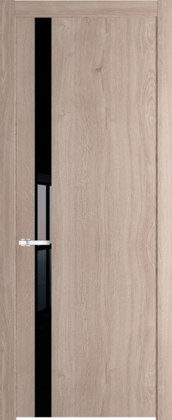 Межкомнатная дверь Profil Doors 18 NW Черный лак Дуб Сонома