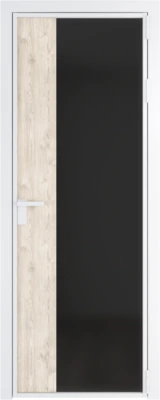 Алюминиевая дверь Profil Doors 7 AG Вайт Тонированное матовое Каштан темный