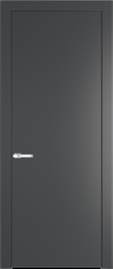 Межкомнатная дверь Profil Doors 1 PW Графит (Pantone 425С)