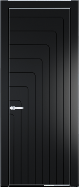 Межкомнатная дверь Profil Doors 10 PA Серебро Блэк
