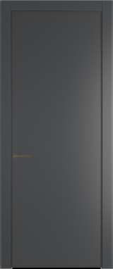 Межкомнатная дверь Profil Doors 1 PA Деорэ Графит (Pantone 425С)