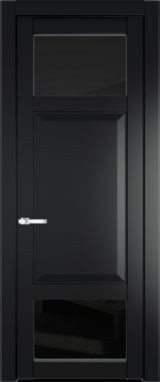 Межкомнатная дверь Profil Doors 1.3.4 PD Черное тонированное Блэк
