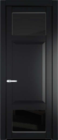 Межкомнатная дверь Profil Doors 1.3.4 PD Черное тонированное Блэк