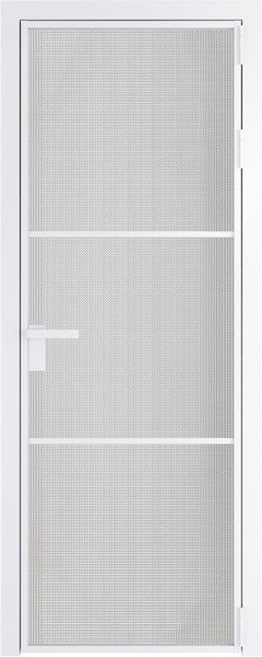 Алюминиевая дверь Profil Doors 13 AG Вайт Кризет