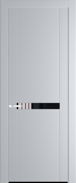 Межкомнатная дверь Profil Doors 1.4 P Черный лак Лайт Грей (RAL 870-01)