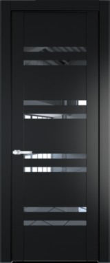 Межкомнатная дверь Profil Doors 1.6 P Прозрачное Блэк