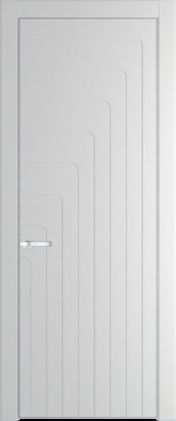 Межкомнатная дверь Profil Doors 10 PE Крем Вайт (RAL 120-02) Серебро