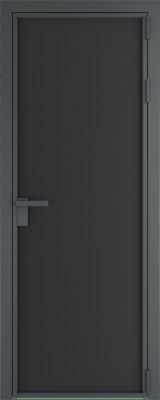 Алюминиевая дверь Profil Doors Orange 1 AP.O Блэк элегант Серая ночь