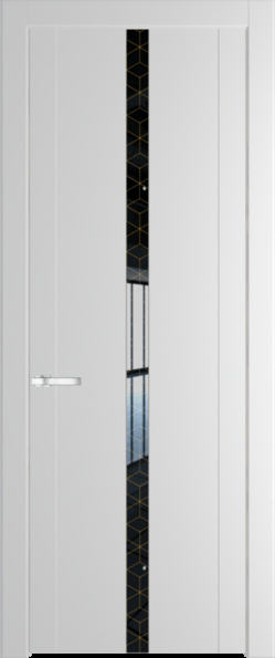 Межкомнатная дверь Profil Doors 1.8 P Лоран узор золото Крем Вайт (RAL 120-02)