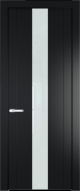 Межкомнатная дверь Profil Doors 1.9 P Lacobel Белый лак Блэк