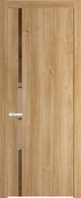 Межкомнатная дверь Profil Doors 21 NW Зеркало Bronza Дуб Карамель