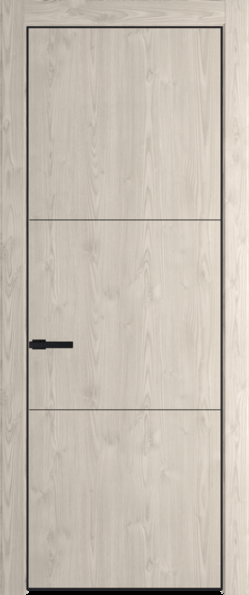Межкомнатная дверь Profil Doors 13 NA Черный матовый Каштан светлый