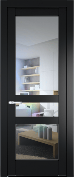 Межкомнатная дверь Profil Doors 4.5.2 PD Блэк Прозрачное