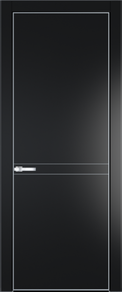 Межкомнатная дверь Profil Doors Orange 11 PE.O Блэк Серебро