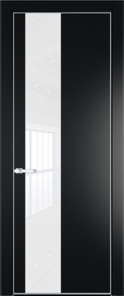 Межкомнатная дверь Profil Doors Orange 19 PE.O Лак классик Блэк Серебро
