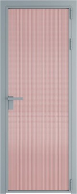 Алюминиевая дверь Profil Doors 1 AG Серебро Мору Розовое