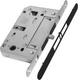 Магнитная AGB (АГБ) защелка регулируемая WC Touch B06502.50.93 (черный) с лицевой планкой B01120.33.93