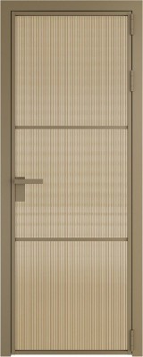 Алюминиевая дверь Profil Doors 13 AG Шампань Мору Золото