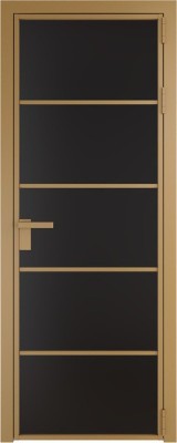 Алюминиевая дверь Profil Doors 14 AG Золото Монохром черный