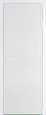 Алюминиевая дверь Profil Doors 1AX Вайт Мору Белый