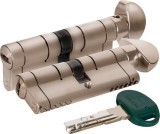 Цилиндровый механизм Mottura (Моттура) с вертушкой C31F364601RC5 (82 мм/31+10+41), МАТ.НИКЕЛЬ (верт. 99.506)