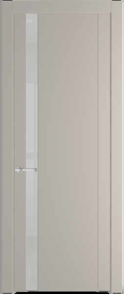 Межкомнатная дверь Profil Doors 1.2 P Lacobel Белый лак Сэнд
