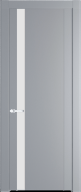Межкомнатная дверь Profil Doors 1.2 P Монохром белый просветленный Смоки (RAL 870-02)