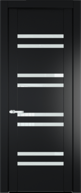 Межкомнатная дверь Profil Doors 1.6 P Белый триплекс Блэк