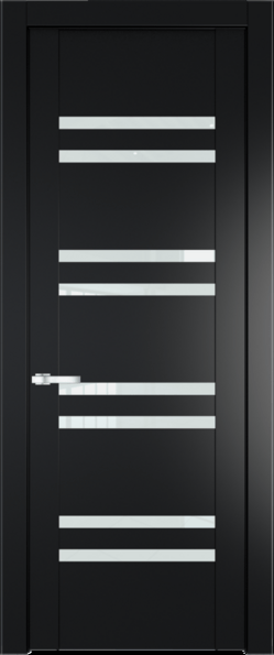 Межкомнатная дверь Profil Doors 1.6 P Белый триплекс Блэк