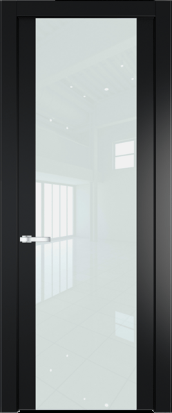 Межкомнатная дверь Profil Doors 1.7 P Белый лак Блэк