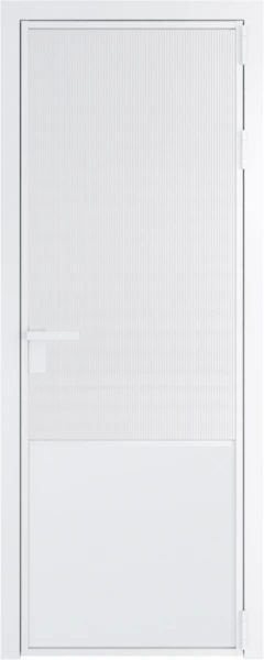 Алюминиевая дверь Profil Doors 19 AG Вайт Мору белое