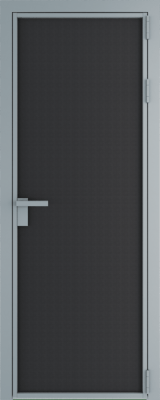 Алюминиевая дверь Profil Doors Orange 1 AP.O Блэк элегант Серебро