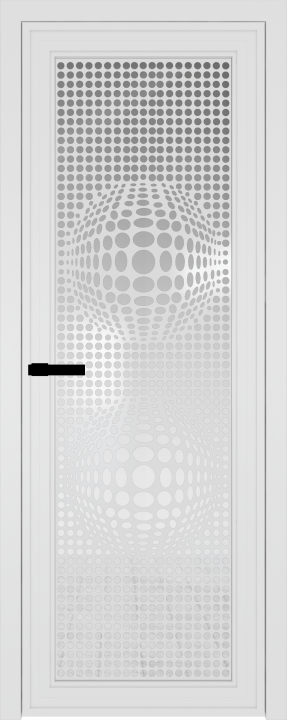 1 AGP Белый матовый RAL9003 стекло Прозрачное вставка Рисунок 3