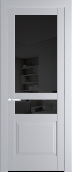 Межкомнатная дверь Profil Doors 4.5.4 PD Лайт Грей (RAL 870-01) Черное тонированное