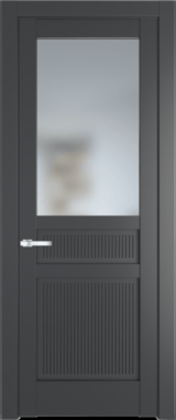 Межкомнатная дверь Profil Doors 2.3.2 PM Матовое Графит (Pantone 425С)