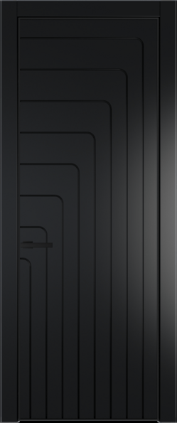 Межкомнатная дверь Profil Doors 10 PA Черный матовый RAL9005 Блэк