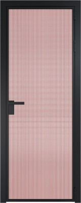 Алюминиевая дверь Profil Doors 1 AG Черный матовый Мору Розовое