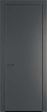 Межкомнатная дверь Profil Doors 1 PA Серая ночь Графит (Pantone 425С)