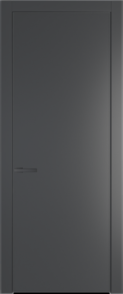 Межкомнатная дверь Profil Doors 1 PA Серая ночь Графит (Pantone 425С)