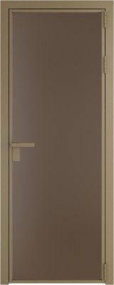 Алюминиевая дверь Profil Doors 1 AG Шампань Монохром гляссе