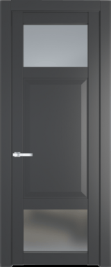 Межкомнатная дверь Profil Doors 1.3.4 PD Матовое Графит (Pantone 425С)