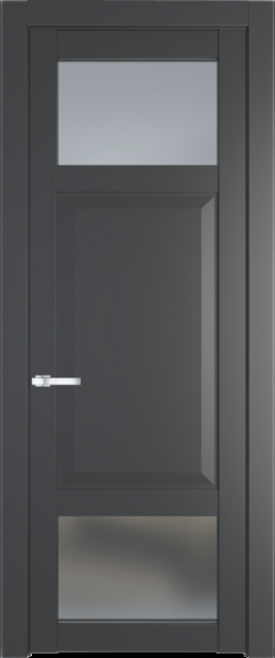 Межкомнатная дверь Profil Doors 1.3.4 PD Матовое Графит (Pantone 425С)