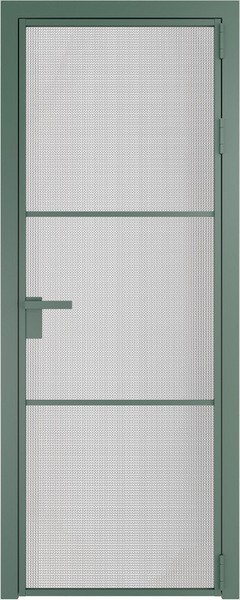 Алюминиевая дверь Profil Doors 13 AG Зеленый воск Кризет
