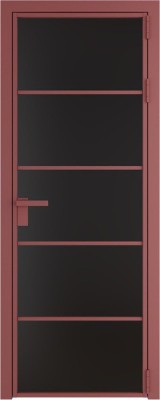 Алюминиевая дверь Profil Doors 14 AG Красный антрацит Монохром черный