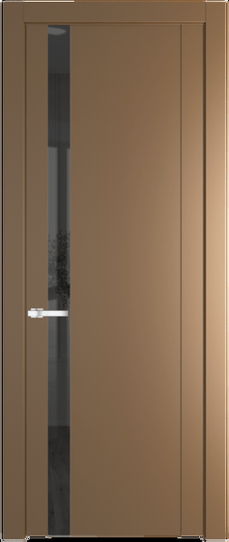 Межкомнатная дверь Profil Doors 1.2 P Зеркало серое Перламутр золото